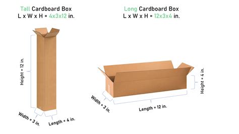 rectangular box dimensions